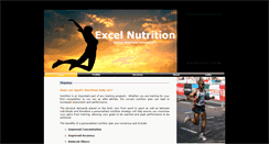 Desktop Screenshot of excel-nutrition.com