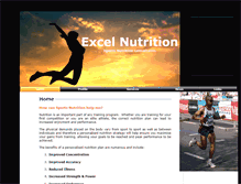 Tablet Screenshot of excel-nutrition.com